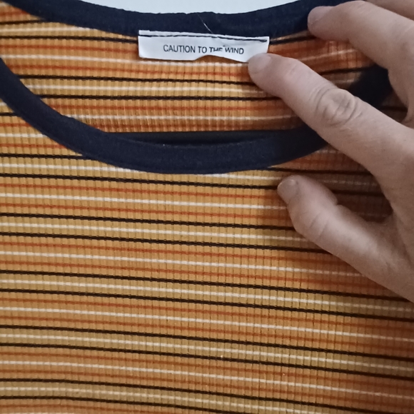 Stripey retro tank - Picture 2 of 3